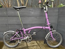 Brompton M6L in rare Lilac Folding bike C Line - Very Light Leisure Use Only