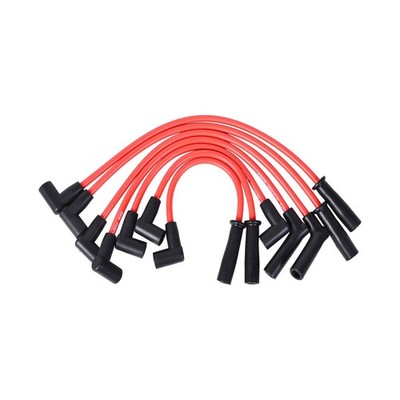 RLP Silicone Spark Plug Wires Set Red 8.0mm Compatible with Jeep 91... Fast Ship