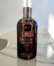 MOLTON BROWN LONDON Bath & Shower Gel DARK LEATHER 10 Fl Oz / 300 mL NWOB