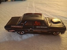 Hot Wheels Ford Thunderbolt Black Robert Ford Die Cast Car 2001 Loose D26