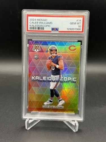 2024 Panini Mosaic Caleb Williams Kaleidoscopic Case Hit PSA 10 (RC)