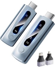 2026 Upgraded Wireless HDMI Transmitter and Receiver 328FT/100M, 4K Decode  108