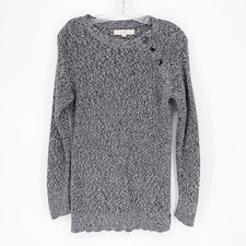Loft Crewneck Knit Cotton Sweater Size XS