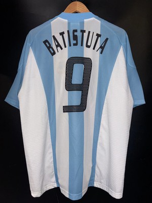 ARGENTINA BATISTUTA 2002-2003 ORIGINAL JERSEY Size XL | eBay