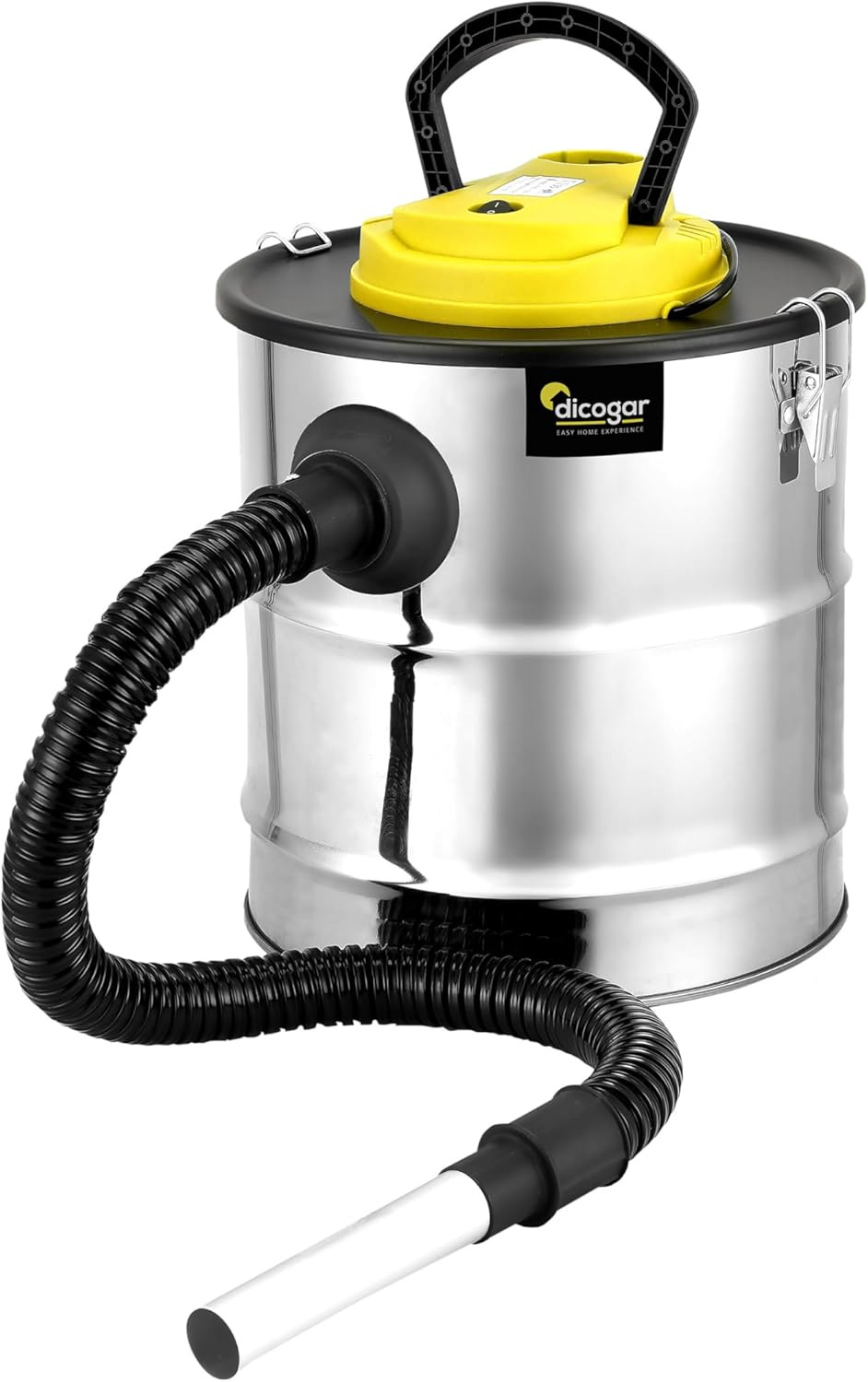Aspiracenere 1200W 20L Professionale per Camino, Pellet e Barbecue