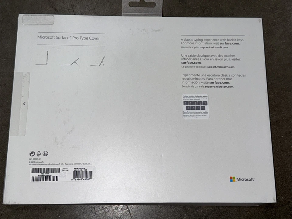 Brand New Original Microsoft Surface Pro 4 5 6 7 Pride Keyboard NGZ-00003 - Image 4 of 4