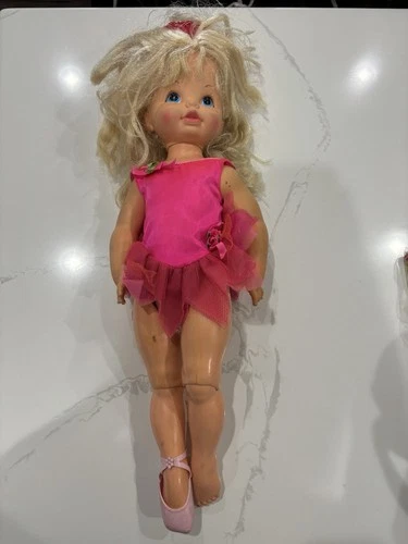 Vintage 1968 Mattel Dancerina Doll  for PARTS or REPAIR Not Working