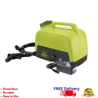 #ad Sun Joe 24V Cordless Portable Spray Washer 5.3 Gal Tank 116 PSI Pressure Cleaner $119.99