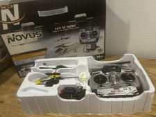 Novus CX RC Electric Helicopter 2.4 GHz Yellow Coaxial Easy To Fly Mini- USED