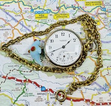 Vintage Ball Watch Co. Cleveland Queen Pocket Watch