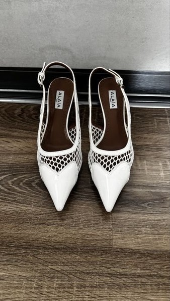 Women Alaïa Mules White 38