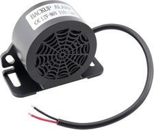 Backup Alarm 110dB 12V-80V DC Waterproof Industrial Heavy-Duty Backup Reverse Wa