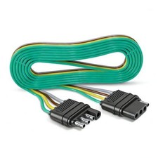 80 Inch 4 Way Flat Trailer Connector Harness Extension6AWG 4 Pin Plug Trailer 1