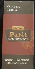 Pant King Size Cones Classic 110mm Natural unrefined rolling papers