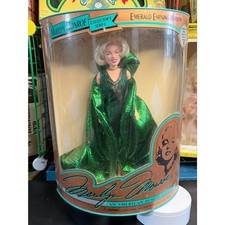Vintage 1993 Marilyn Monroe Doll Emerald Evening Gown Collector Series 07404