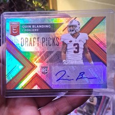 2018 Panini Elite Draft Picks Quin Blanding Autograph Rookie Card