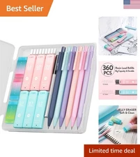 Cute Mechanical Pencil Set, 6PCS Pastel Mechanical Pencils 0.5 & 0.7mm with 3...