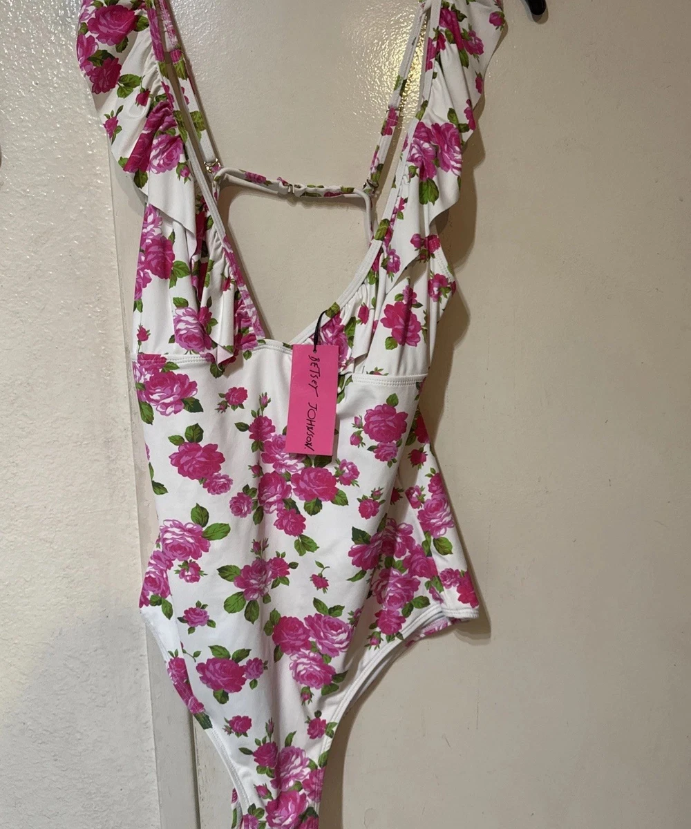 Betsey Johnson Floral One Piece Swimwear for Women for sale | eBay
