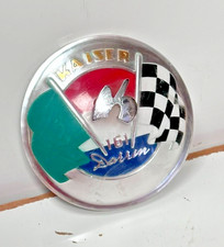 1954 Kaiser Darrin 161 Roadster Trunk Badge W Metal Emblem Collectible Rare 1954 Kaiser Darrin 161 Roadster Trunk Badge W Metal Emblem Collectible Rare