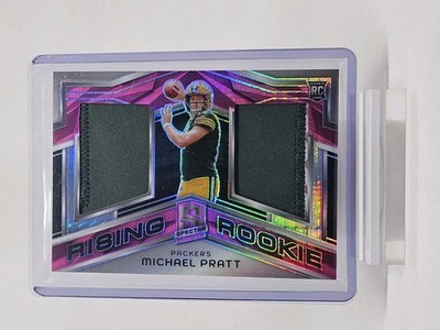 2024 Panini Spectra MICHAEL PRATT Rising Rookies Dual Patch /15 #RRM-MPT