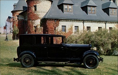 Rolls Royce Brookline Massachusetts vintage postcard s707
