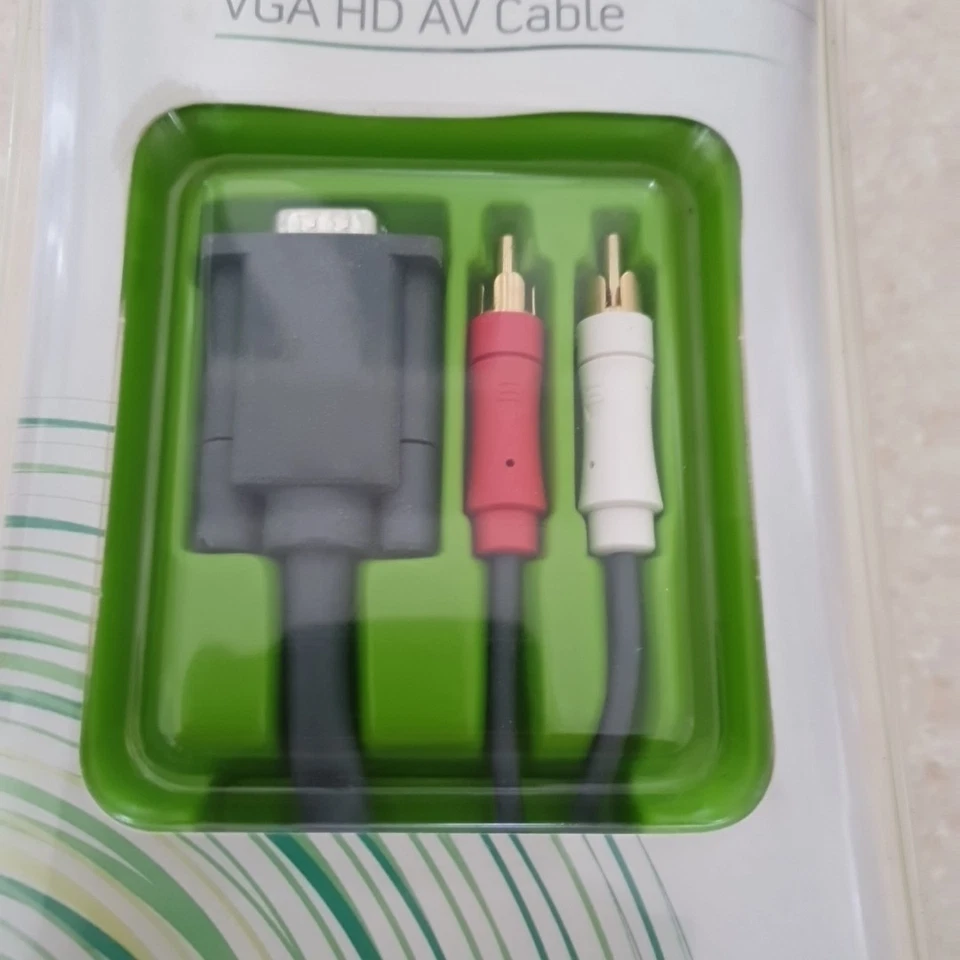 Official Xbox 360 VGA HD AV Cable Microsoft  - Image 2 of 4
