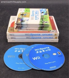 Wii Sports & Resort Parts Video Game Lot