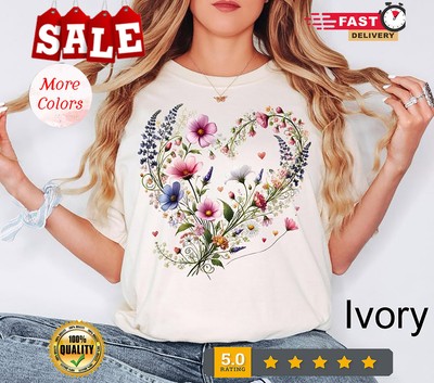 2025/Flower Shirt Aesthetic, Floral Graphic Tee, Floral Shirt, Flower Tshirt,Wil