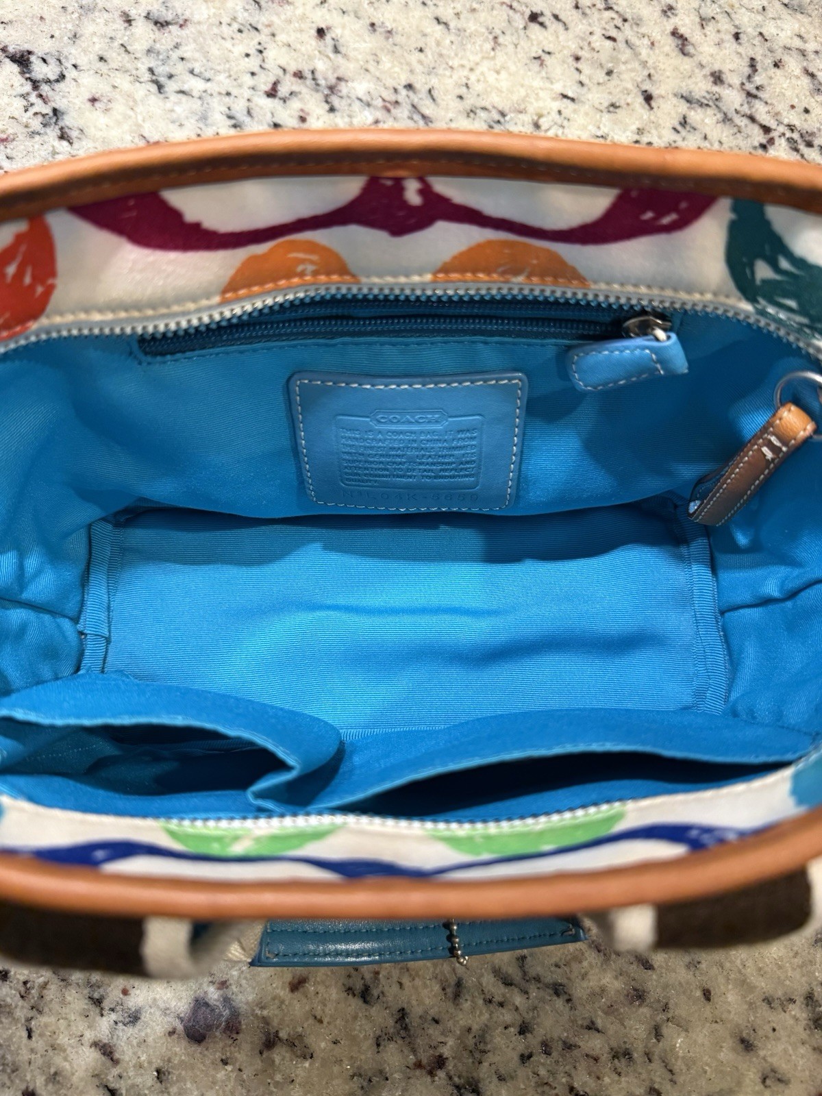 Coach 2004 Scribble Mini Hampton Tote Handbag Vin… - image 12