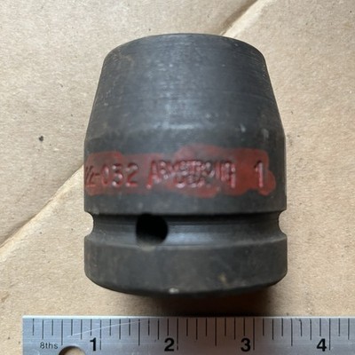 Armstrong Tools 1  Drive  1'' Shallow 6 Pt Impact Socket 22-032 - C