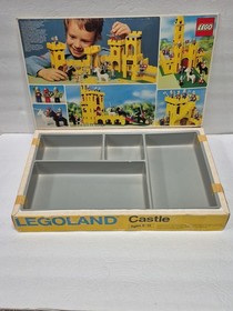 LEGO 6075 Classic Castle Yellow Castle *EMPTY BOX ONLY* - Worn Condition!