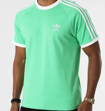 NEW MEN'S ADIDAS ORIGINALS 3-STRIPES CALIFORNIA TEE SHIRT SIZE MEDIUM H37758