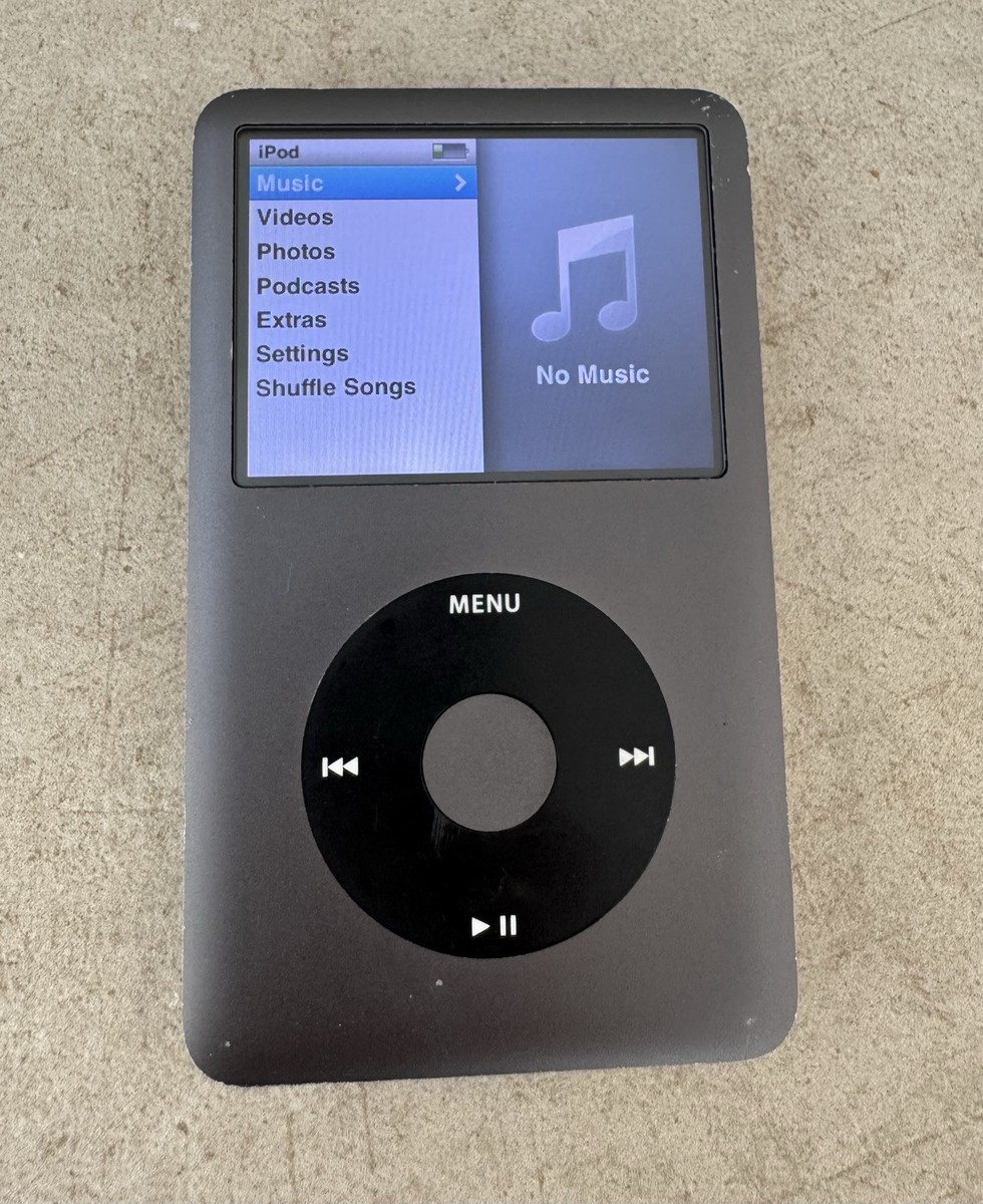 Apple iPod classic 7th Generation 160GB MC297J/A Black NewBattery