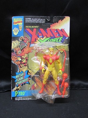 Marvel Toy Biz X Men X Force Pyro Mutant Flame Thrower Action Figure (See Desc)