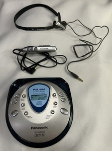 Mint Panasonic SL-SV600J Portable CD-AM/FM Jogger w/ Wired Remote & Case Tested