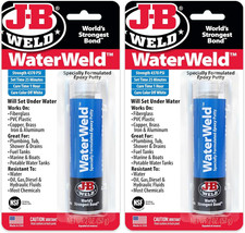 8277 Waterweld Epoxy Putty Stick - 2 Oz., off White Pack of 2 