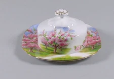 Royal Albert BLOSSOM TIME Bone China Round Covered Butter