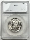1941-P Walking Liberty Half Dollar SEGS MS+ Silver Philadelphia US Coin 50c