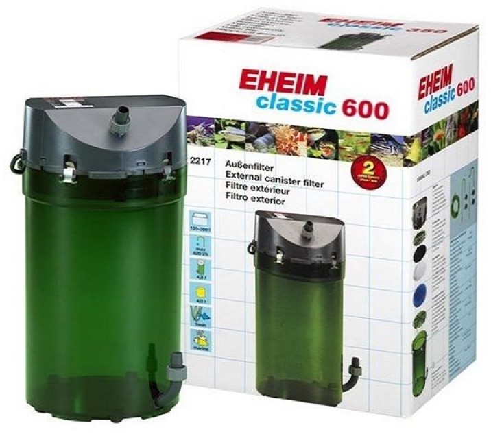 EHEIM CLASSIC 350/600+ 2215/2217 PLUS EXTERNAL FILTER + MEDIA FISH