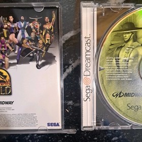Mortal Kombat Gold (Sega Dreamcast, 1999) Complete w/Manual - CIB - Busted case