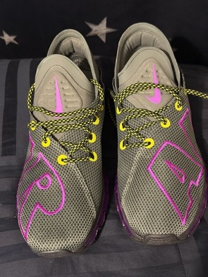 NIKE AIR MAX FLAIR ( GREY/PURPLE ) ( SNEAKERS/RUNNING SHOES SIZE 8 ) AH9711-001