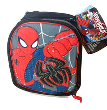Marvel Spider-Man Shimmer Deluxe Soft School Lunch Cold Bag New NOS Tag 2013