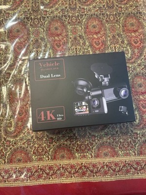 Vehicle BlackBOX DVR 4K Ultra HD Dual Lens Dash Cam