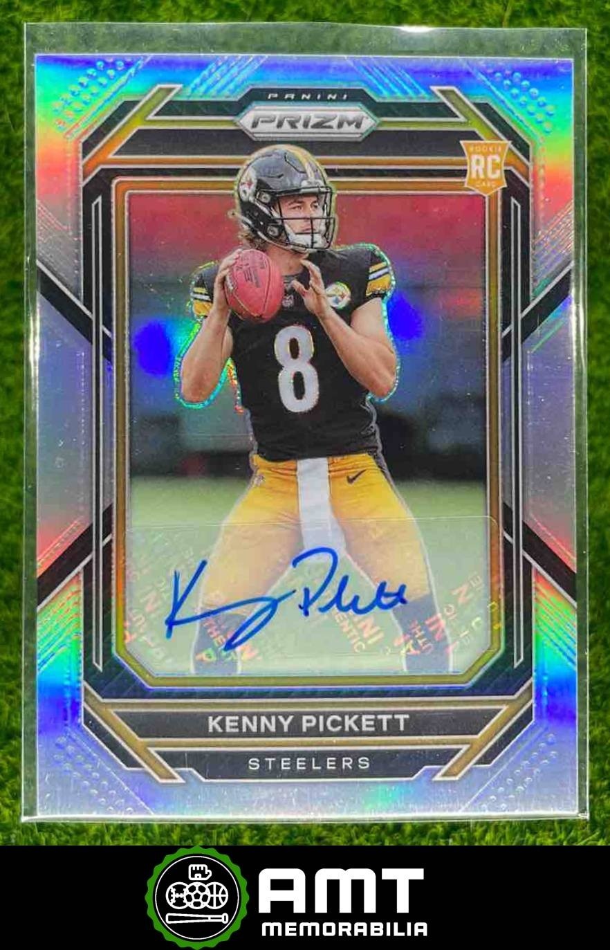 Kenny Pickett RC Auto 2022 Panini Prizm Silver Pittsburgh Steelers #301