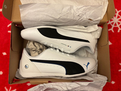 Puma BMW M Motorsport - Neo Cat Trainers - Men's SIZE 10.5 - White Edition - NEW