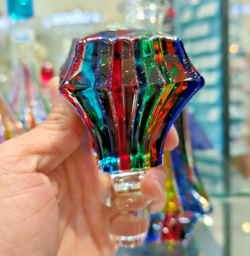Murano CC Zecchin Large multi color Decanter 12.5" tall - New - Picture 4 of 6