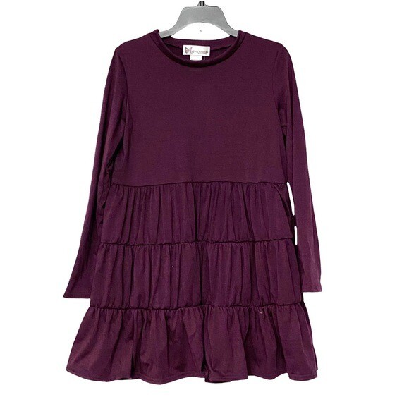NEW Cotton Emporium Nordstrom Big Girls Long Sleeve Tiered