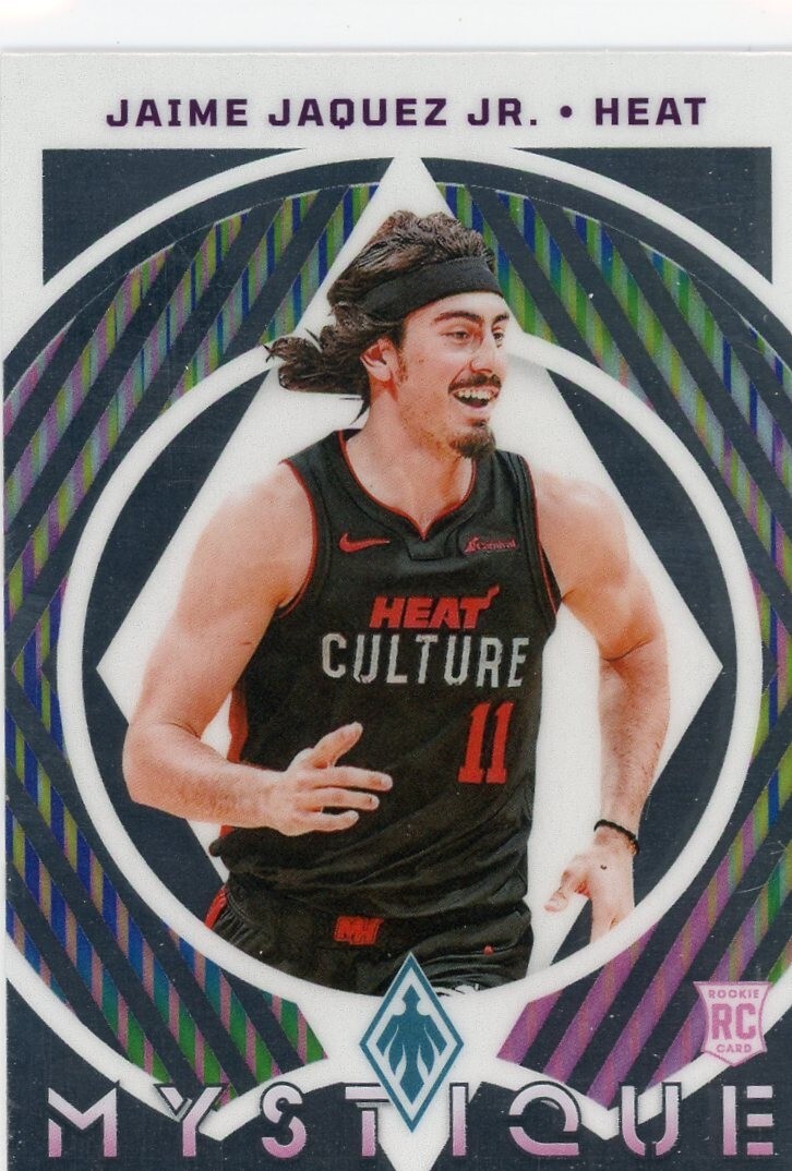 2023-24 Phoenix Rookie Mystique Insert JAIME JAQUEZ Jr. No. 18 HEAT!