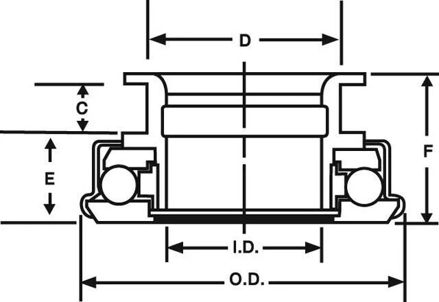 Rolamento de liberação de embreagem Skf N1444-SA - Imagem 4 de 4