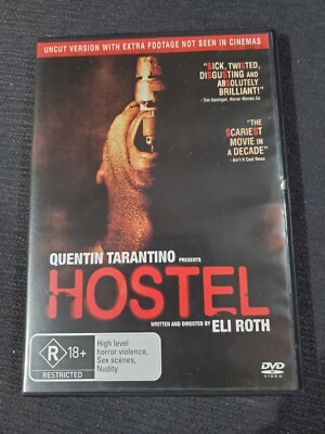 Hostel DVD UNCUT EDITION  Region 4  R18+ Horror MOVIE 2005 LIONSGATE EXTRAS 